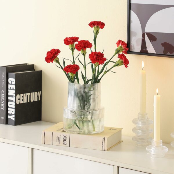 Elevate Your Décor: Discover the Timeless Elegance of Ribbed Glass Vases